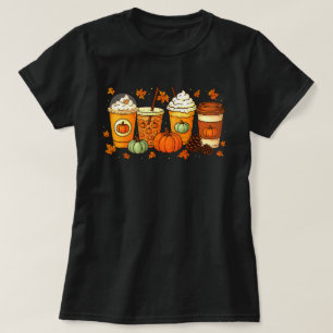 Coffee Pumpkin Latte Spice Coffee Love Fall Season T-Shirt