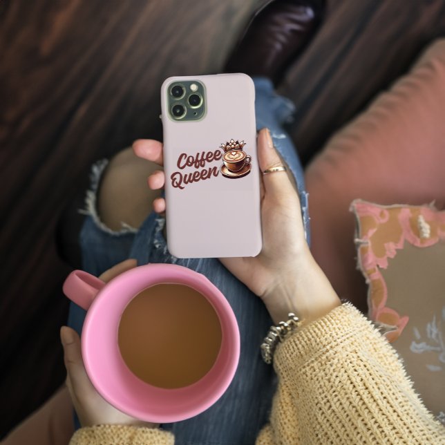 Coffee Queen Case-Mate iPhone Case (*shown on iPhone II pro, available on all models/makes.)