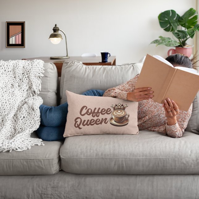 Coffee Queen Decorative Cushion (Creator Uploaded)