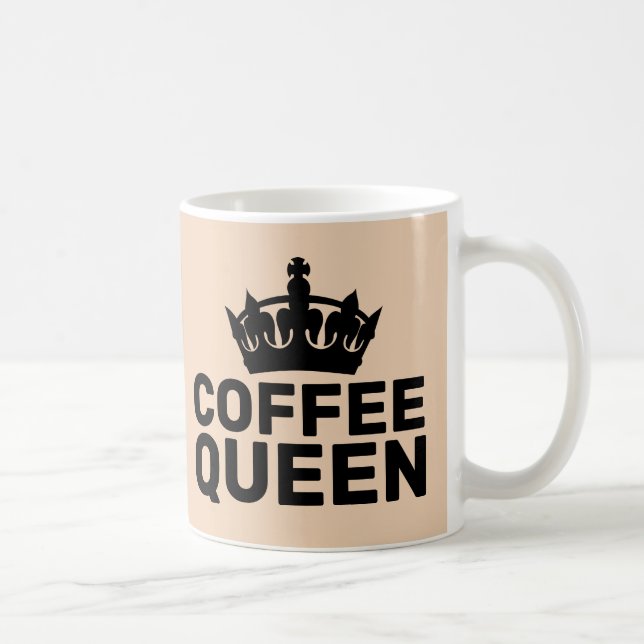 COFFEE QUEEN MUGS CUPS (Right)