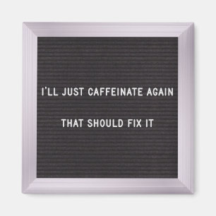 Coffee Quote - Letter board magnet 3.1