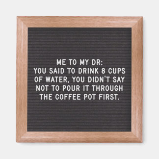 Coffee Quote Letterboard Magnet