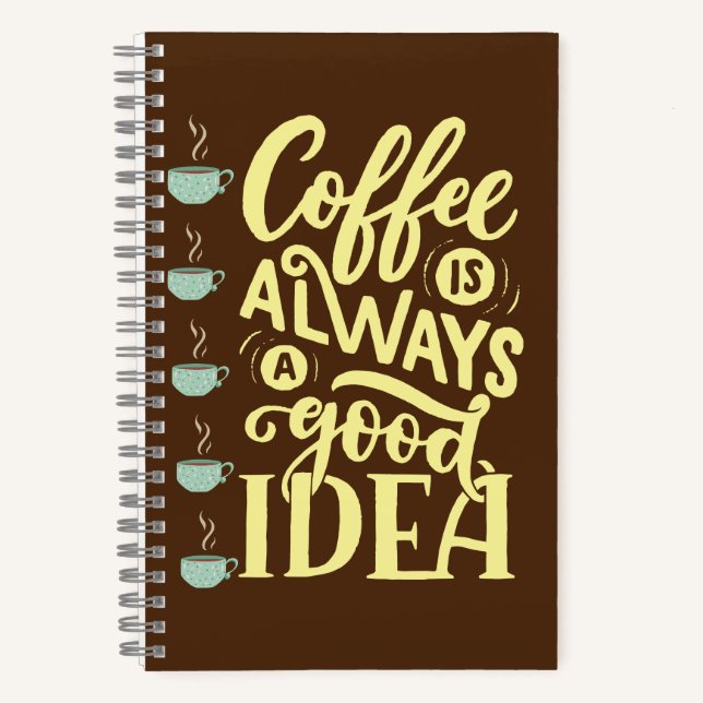 coffee quote notebook (Front)