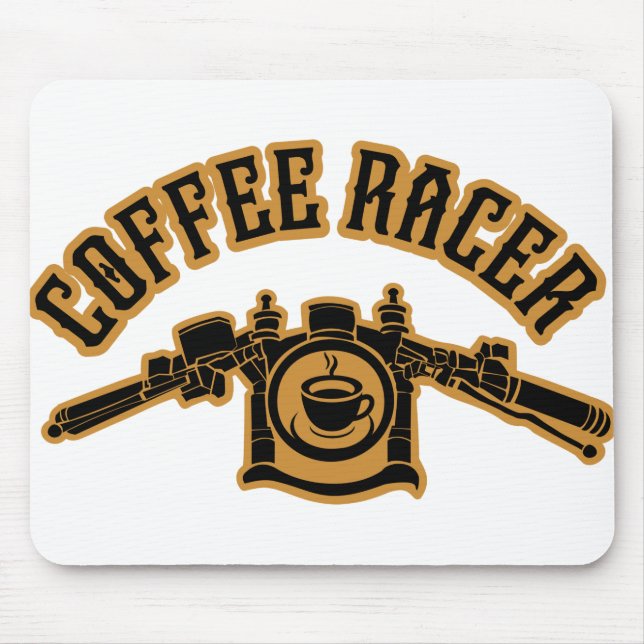 COFFEE RACER MOUSE PAD (Front)
