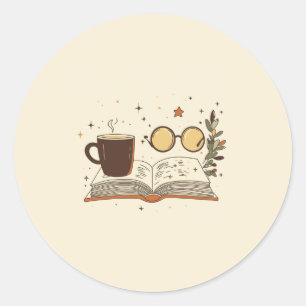 Coffee Reading Glasses  Sticker
