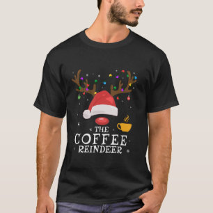 Coffee Reindeer Family Matching Christmas Coffee D T-Shirt