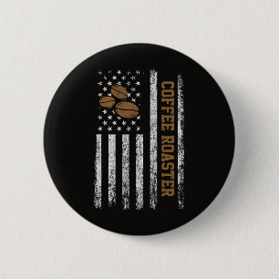 Coffee Roaster 6 Cm Round Badge
