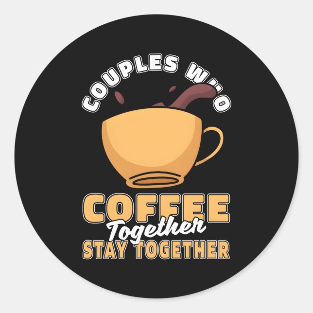 Coffee Roaster Barista Roasting Cafe Coffee Classic Round Sticker (Front)