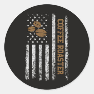 Coffee Roaster Classic Round Sticker