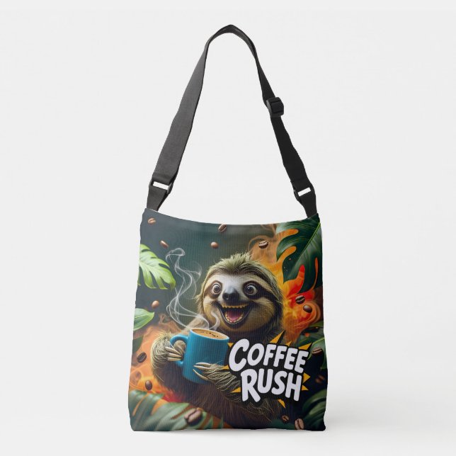 Coffee Rush  Crossbody Bag (Front)