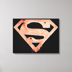 Coffee S Symbol - Red Canvas Print