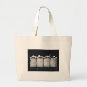 Coffee Sacks 1990 Large Tote Bag