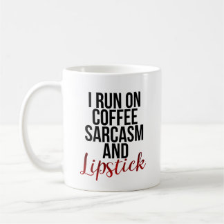 Coffee Sarcasm & Lipstick Mug