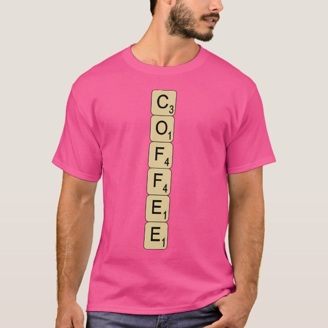 Coffee Scrabble T-Shirt (Front)