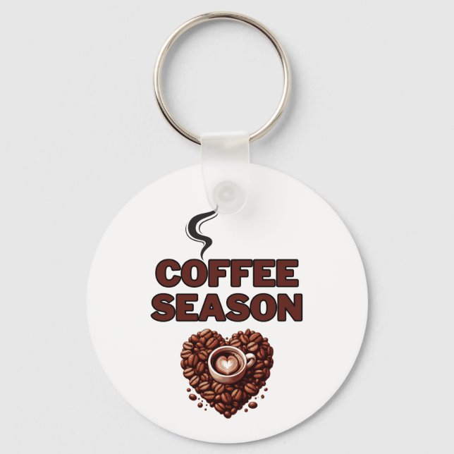 Coffee Season Keychain (Front)