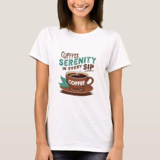 Coffee Serenity in Every SIP T-Shirt