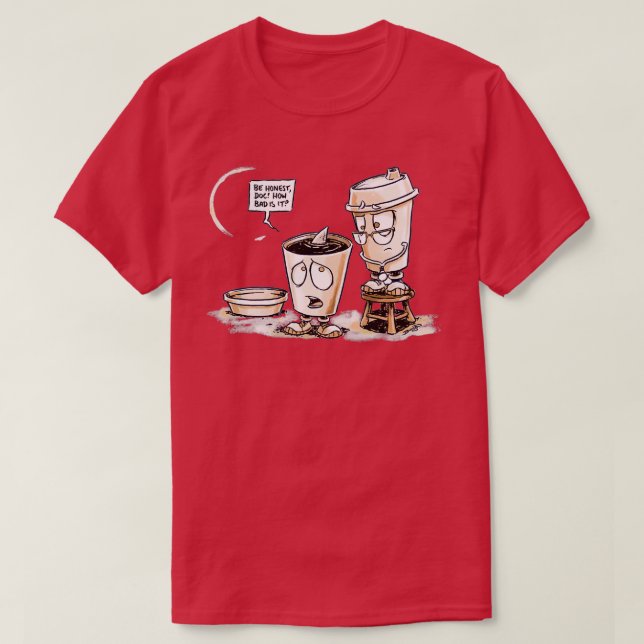 Coffee Shark T-Shirt (Design Front)