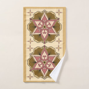 Coffee Shell Hand Towel