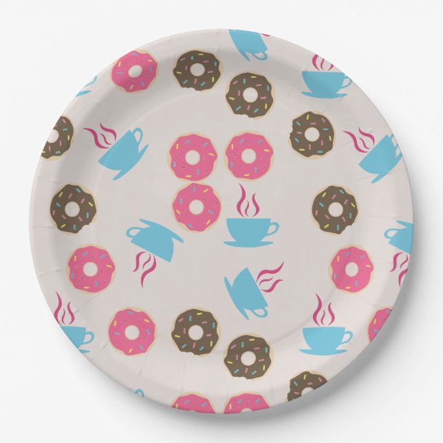 Coffee Shop B Paper Plate (Front)