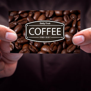 Coffee Shop   Barista Cafe Business Card
