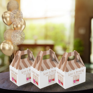 Coffee Shop Bridal Shower Party Favour Box