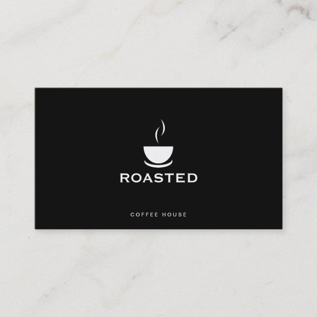 Coffee Shop Business Card (Front)