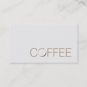 Coffee Shop Business Card