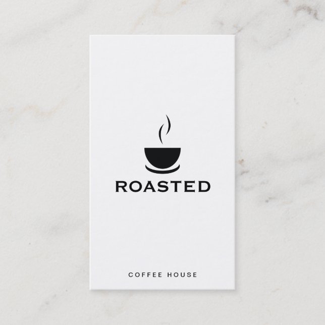 Coffee Shop Business Card (Front)