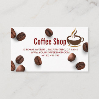 COFFEE SHOP BUSINESS CARD