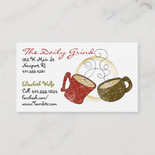 'Coffee Shop' Business Card