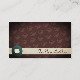 Coffee Shop Business Card