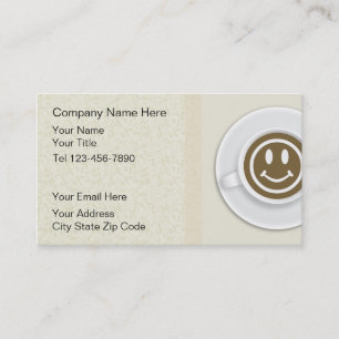 Coffee Shop Business Cards