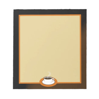 Coffee Shop Coffee Cup Cafe Writing Pads Note Pads