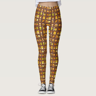 COFFEE SHOP ICONS LEGGINGS