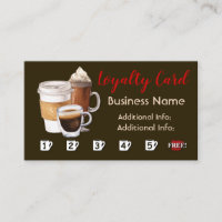 Coffee Shop Loyalty Card 3