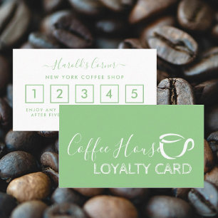 Coffee Shop Loyalty Card - Coffee Icon