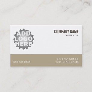 Coffee Shop Loyalty Punch Card Business Card