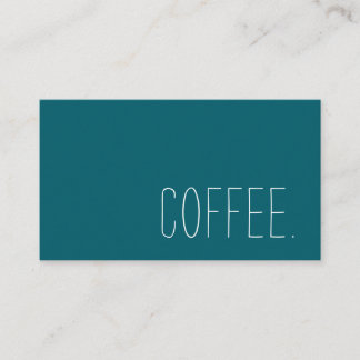 Coffee Shop Loyalty Simple Punch Card