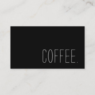 Coffee Shop Loyalty Simple Punch Card