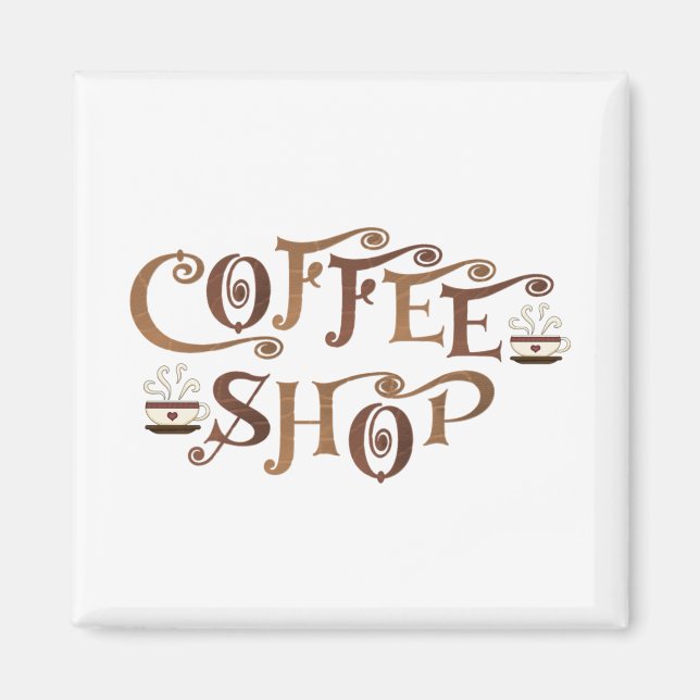 Coffee Shop Magnet (Front)