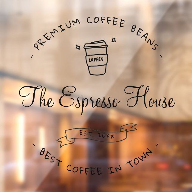 Coffee Shop Professional Cafe Logo Boho Business (Sheet 2)