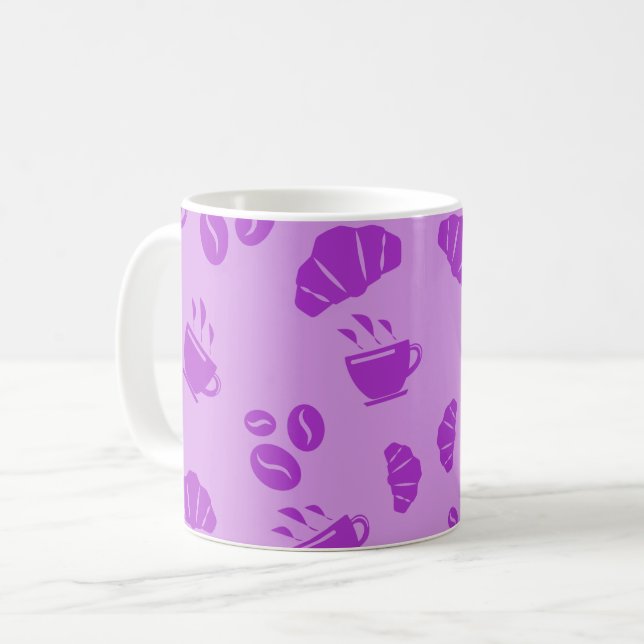 Coffee Shop Style Pattern  Mug (Front Left)