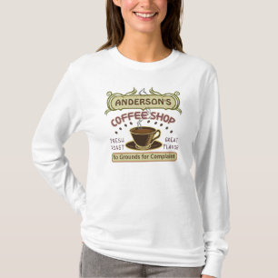 Coffee Shop with Cup Create Your Own Personalised T-Shirt