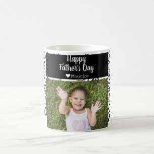 Coffee Simple Elegant Modern Fathers Day Photo Mug