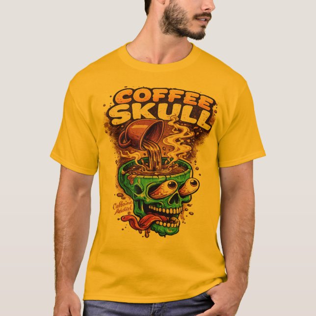 Coffee Skull T-Shirt (Front)