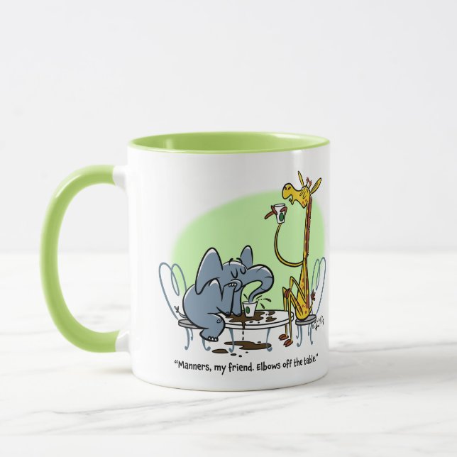 COFFEE SLOB by Jeff Willis Art Mug (Left)