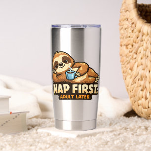 Coffee Sloth - Critter Kingdom Insulated Tumbler