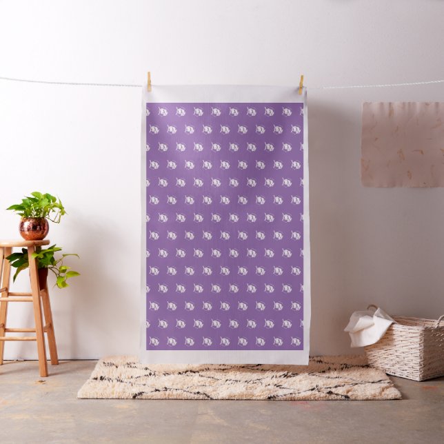 Coffee Sloth (white) Fabric (In Situ)