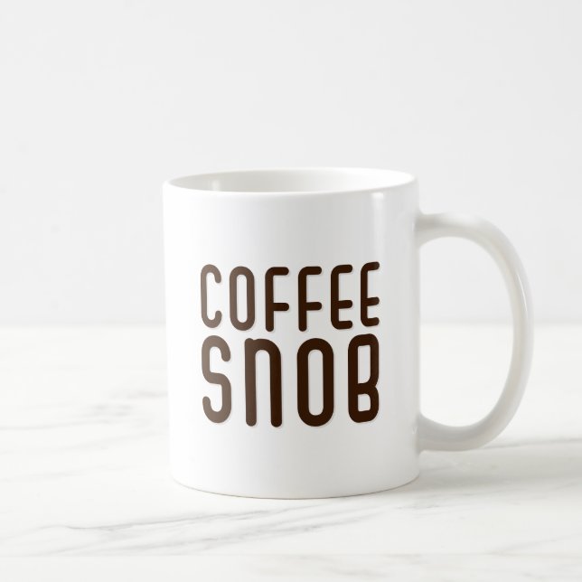Coffee Snob. Coffee Mug (Right)