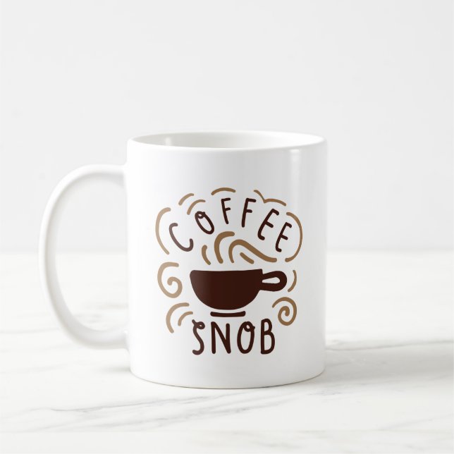 Coffee Snob Coffee Mug (Left)